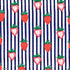 Bouffants and Broken Hearts Strawberries and Stripes PS4 Slim Bundle Skin
