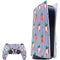 Bouffants and Broken Hearts Strawberries and Stripes PS5 Bundle Skin