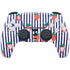 Bouffants and Broken Hearts Strawberries and Stripes PS5 Controller Skin