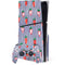 Bouffants and Broken Hearts Strawberries and Stripes PS5 Slim Disk Bundle Skin