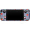 Bouffants and Broken Hearts Strawberries and Stripes Steam Deck Handheld Gaming Computer Skin
