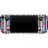 Bouffants and Broken Hearts Strawberries and Stripes Steam Deck Handheld Gaming Computer Skin