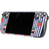 Bouffants and Broken Hearts Strawberries and Stripes Steam Deck Handheld Gaming Computer Skin