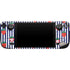 Bouffants and Broken Hearts Strawberries and Stripes Steam Deck Handheld Gaming Computer Skin