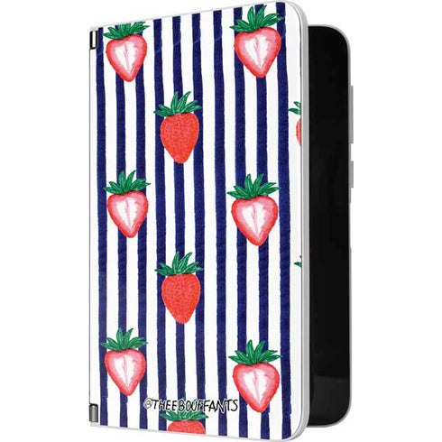 Bouffants and Broken Hearts Strawberries and Stripes Surface Duo Skin