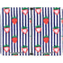 Bouffants and Broken Hearts Strawberries and Stripes Surface Duo Skin