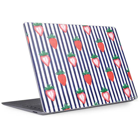 Bouffants and Broken Hearts Strawberries and Stripes Surface Laptop 3 13.5in Skin