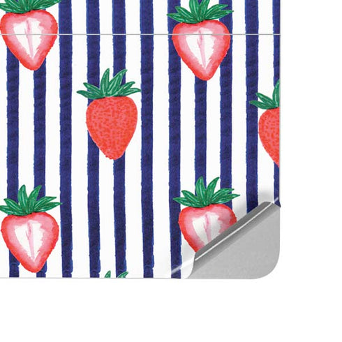 Bouffants and Broken Hearts Strawberries and Stripes Surface Laptop Studio Skin