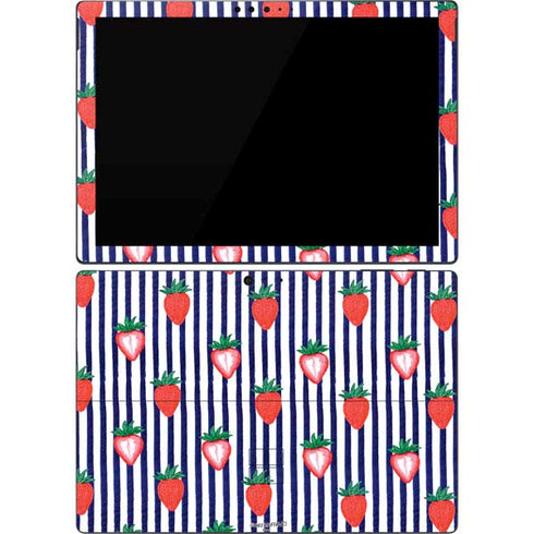 Bouffants and Broken Hearts Strawberries and Stripes Surface Pro 7 Skin