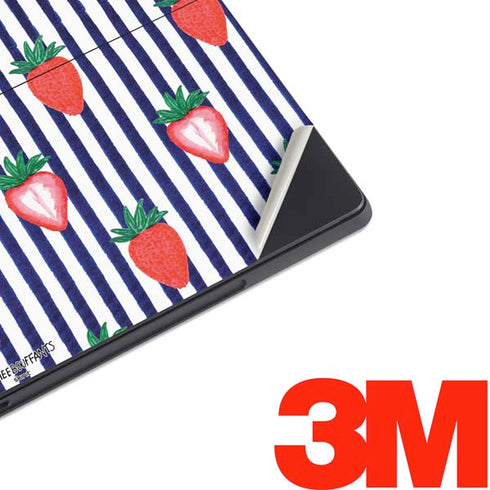 Bouffants and Broken Hearts Strawberries and Stripes Surface Pro 7 Skin
