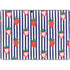 Bouffants and Broken Hearts Strawberries and Stripes Surface Pro 9 Skin
