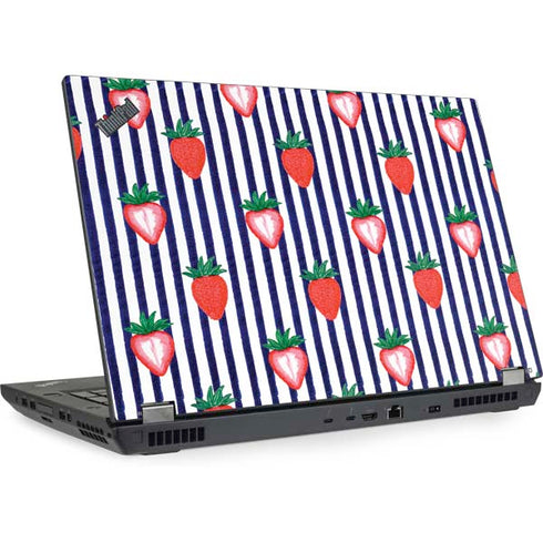 Bouffants and Broken Hearts Strawberries and Stripes Lenovo ThinkPad Skin