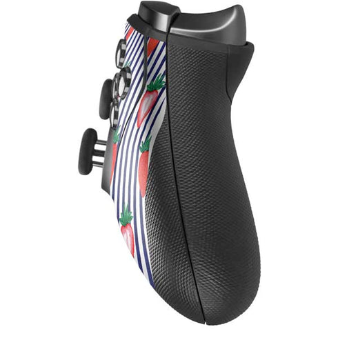 Bouffants and Broken Hearts Strawberries and Stripes Xbox Elite Wireless Controller Series 2 Skin