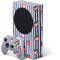 Bouffants and Broken Hearts Strawberries and Stripes Xbox Series S Skins
