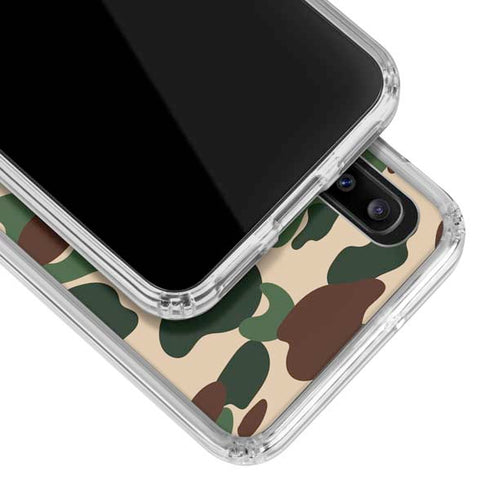 Street Camo Galaxy A20 Clear Case