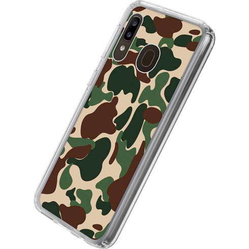 Street Camo Galaxy A20 Clear Case