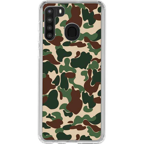 Street Camo Galaxy A21 Clear Case