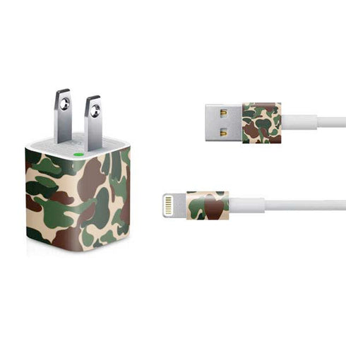 Street Camo iPhone Charger (5W USB) Skin