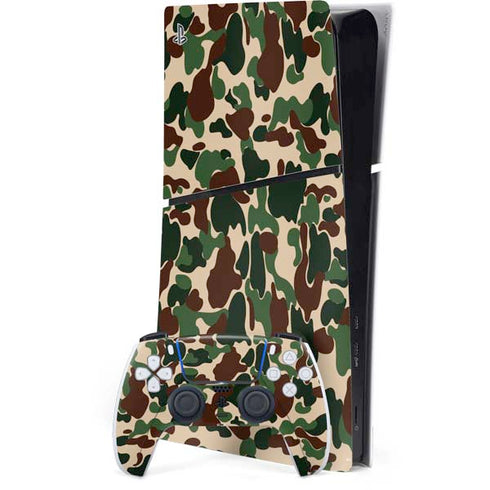 Street Camo PS5 Slim Digital Edition Console Skin