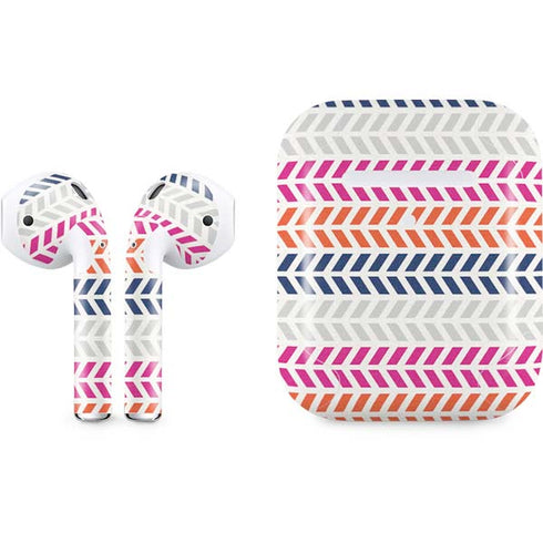 Striped Chevron Apple AirPods 2 Skin