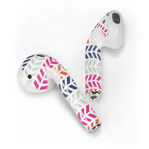 Striped Chevron Apple AirPods 2 Skin