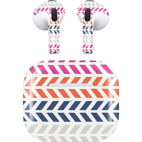 Striped Chevron Apple AirPods (3rd Gen 2021) Skin