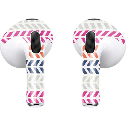 Striped Chevron Apple AirPods (3rd Gen 2021) Skin