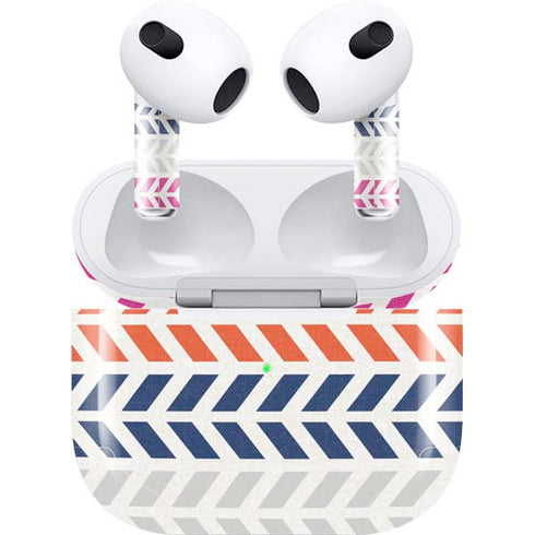 Striped Chevron Apple AirPods (3rd Gen 2021) Skin