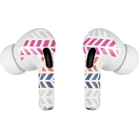 Striped Chevron Apple AirPods Pro Skin