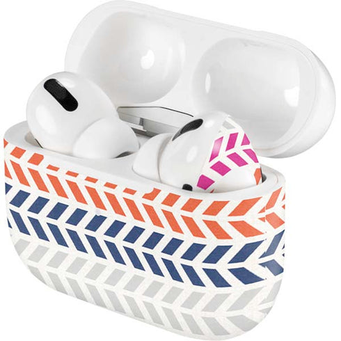 Striped Chevron Apple AirPods Pro Skin
