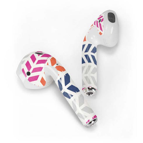 Striped Chevron Apple AirPods Skin