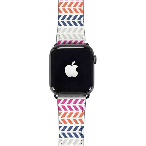Striped Chevron Apple Watch Band 38-40mm