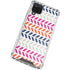 Striped Chevron Galaxy A12 Clear Case