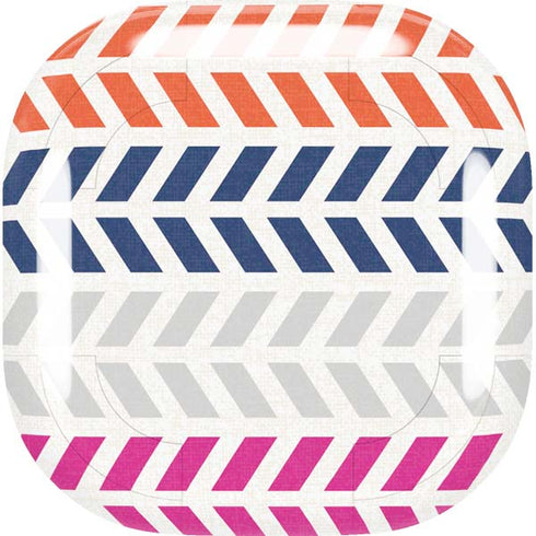 Striped Chevron Galaxy Buds Live Skin