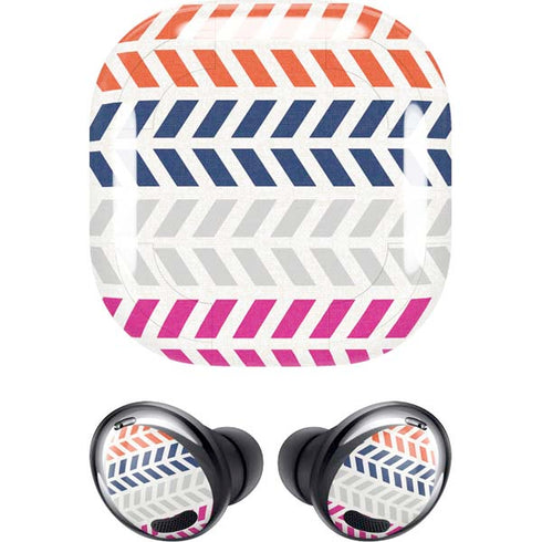 Striped Chevron Galaxy Buds Pro Skin