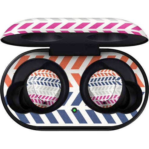 Striped Chevron Galaxy Buds Skin