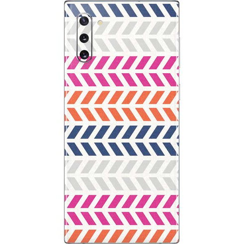 Striped Chevron Galaxy Note 10 Skin