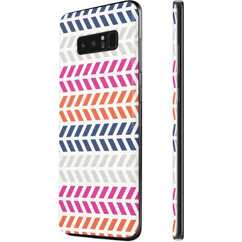 Striped Chevron Galaxy Note 8 Skin