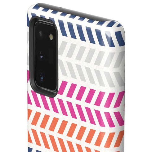 Striped Chevron Galaxy Note20 5G Pro Case