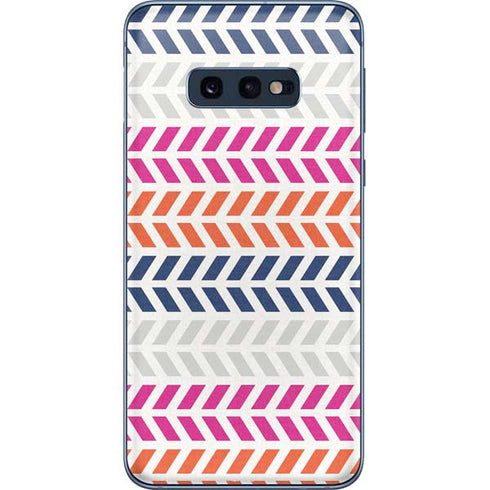 Striped Chevron Galaxy S10e Skin