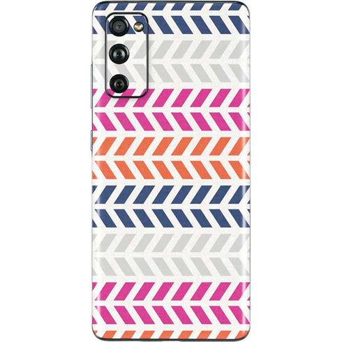 Striped Chevron Galaxy S20 Fan Edition Skin