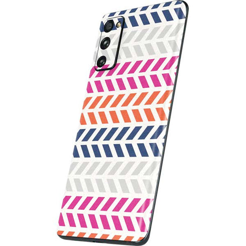 Striped Chevron Galaxy S20 Fan Edition Skin
