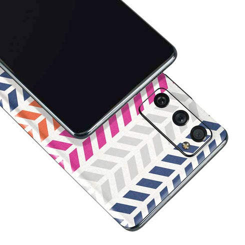 Striped Chevron Galaxy S20 Fan Edition Skin