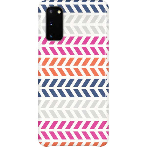 Striped Chevron Galaxy S20 Lite Case