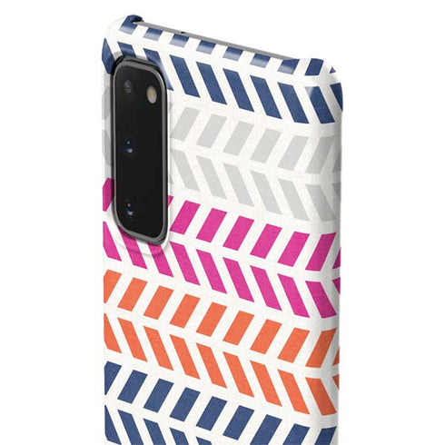 Striped Chevron Galaxy S20 Lite Case