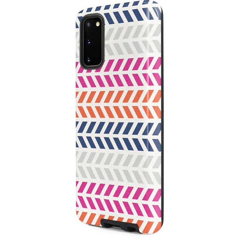 Striped Chevron Galaxy S20 Pro Case