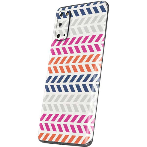 Striped Chevron Galaxy S20 Skin