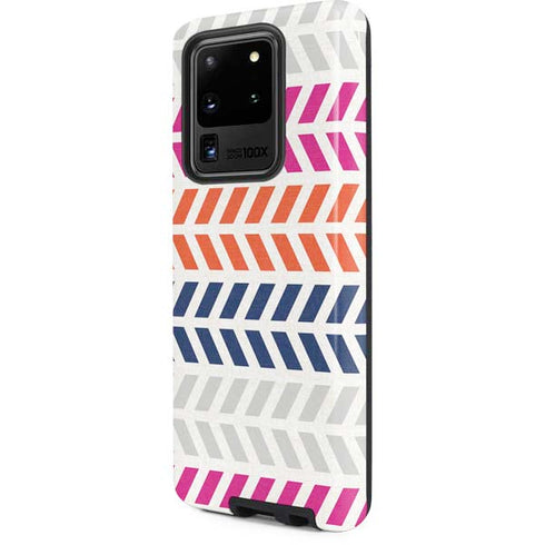 Striped Chevron Galaxy S20 Ultra 5G Pro Case