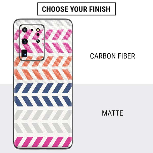 Striped Chevron Galaxy S20 Ultra 5G Skin