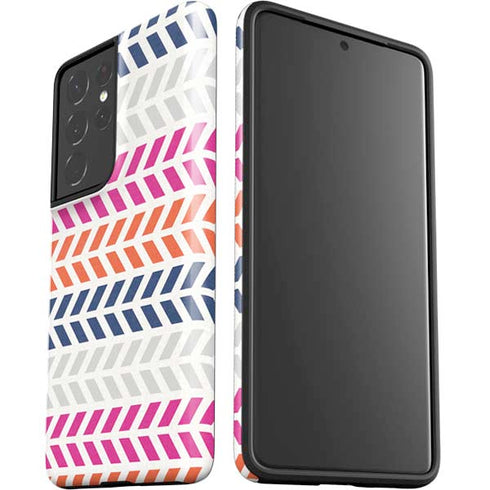 Striped Chevron Galaxy S21 Ultra 5G Pro Case